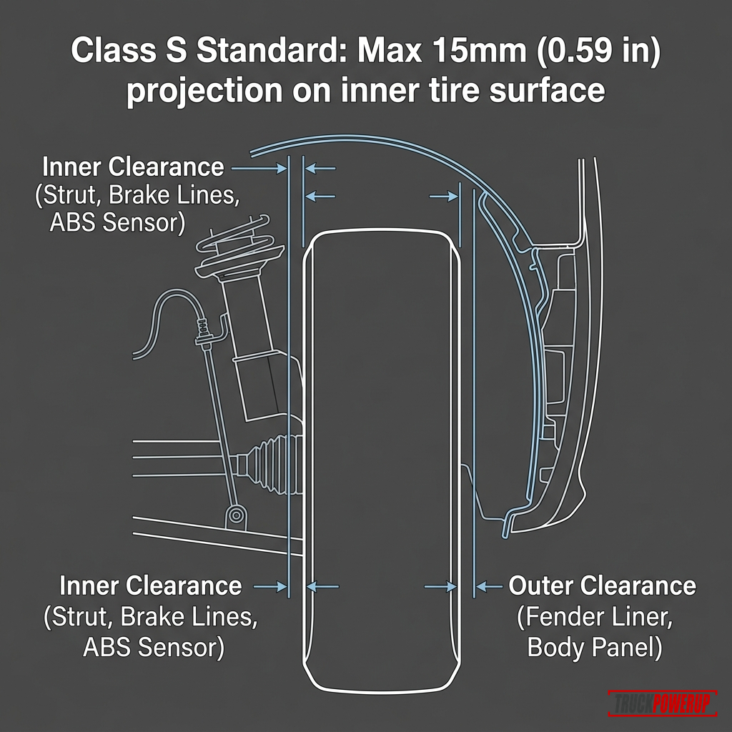 Class S Wheel well Clearance Checkpoints