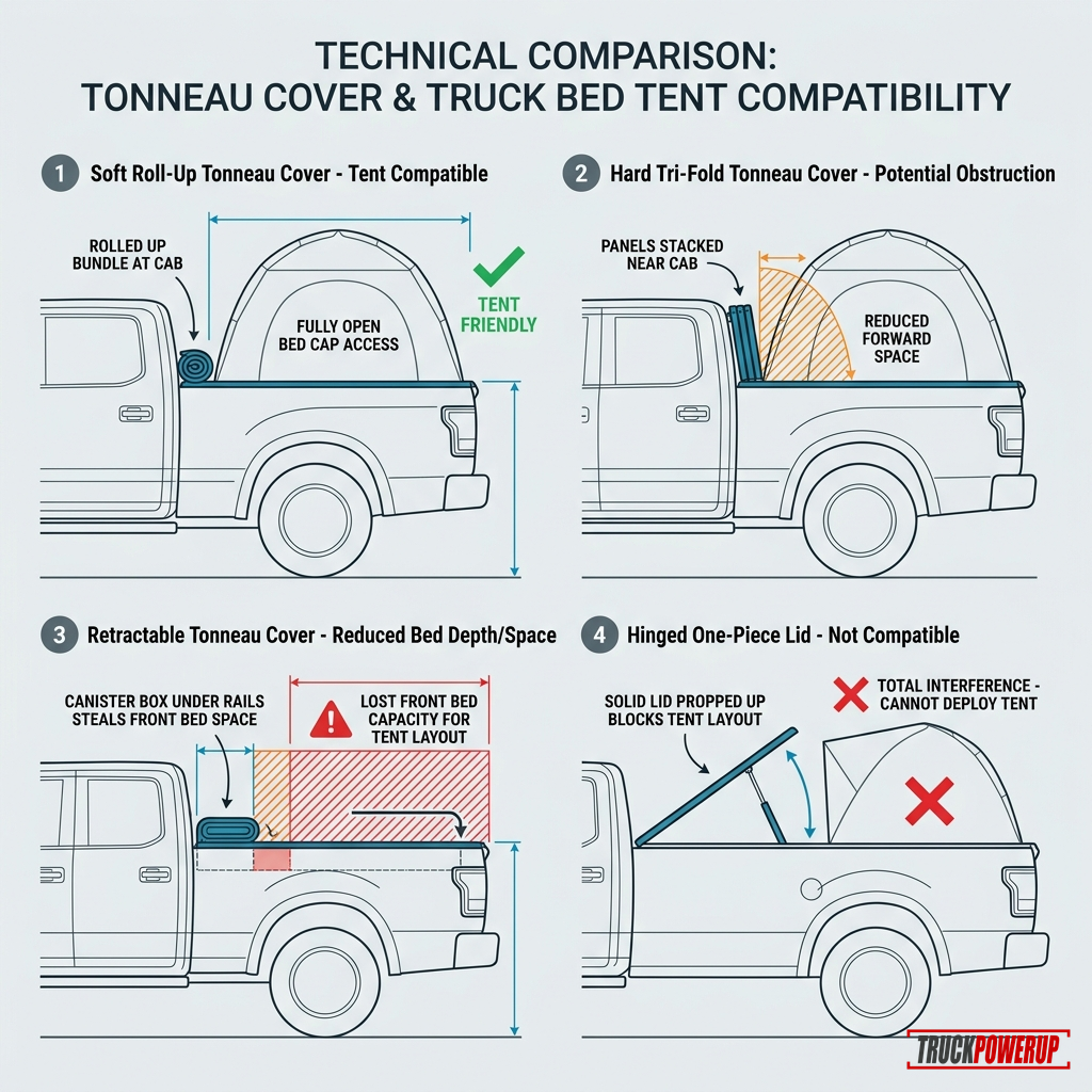 Tonneau Cover Style Tent Clearance Comparison