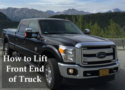 how to lift front end of truck